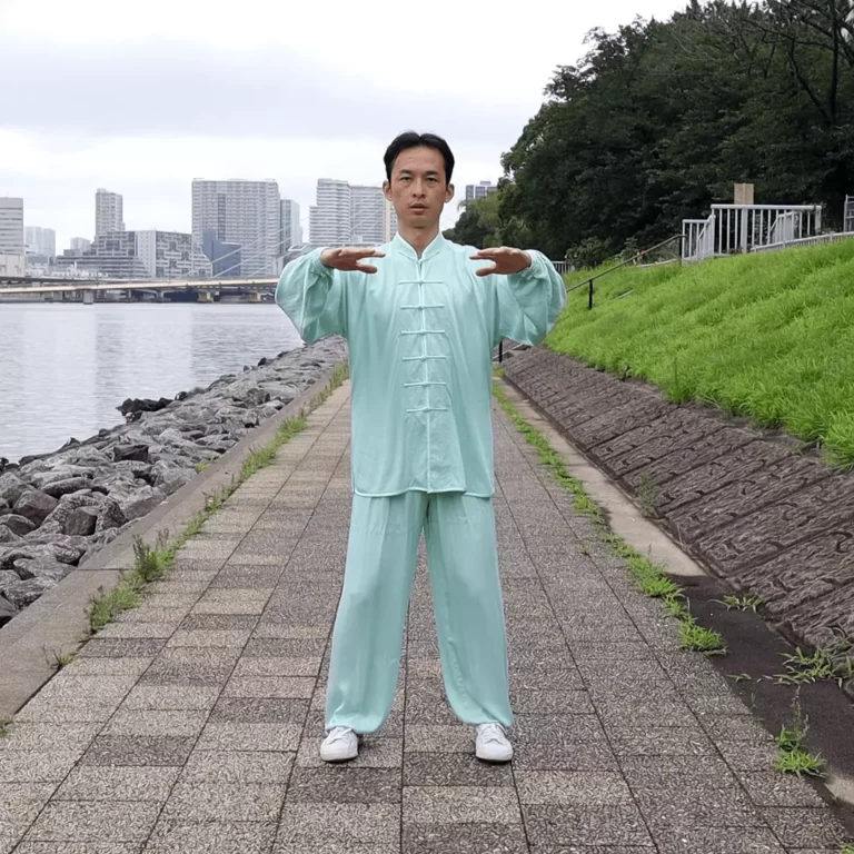 chinese yiquan zhanzhuang ping bao zhuang standing meditation
