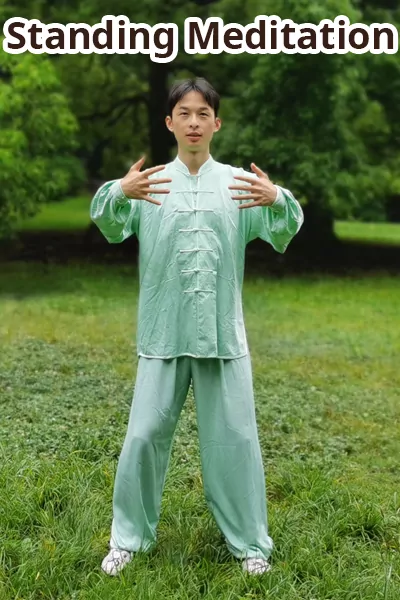 yiquan zhanzhuang standing meditation song gao stance post standing pile