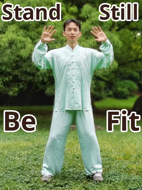 yiquan zhanzhuang standing meditation song gao stance post standing pile